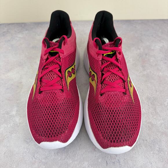 Saucony Shoes Womens Size US 10 Kinvara 14 Pink Sparkle Athletic Sneakers - Picture 7 of 13